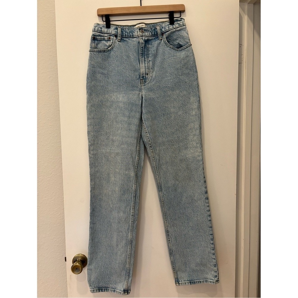retro Abercrombie and Fitch 90s Straight Leg Ultra Hi Rise Jeans Y2K Vintage